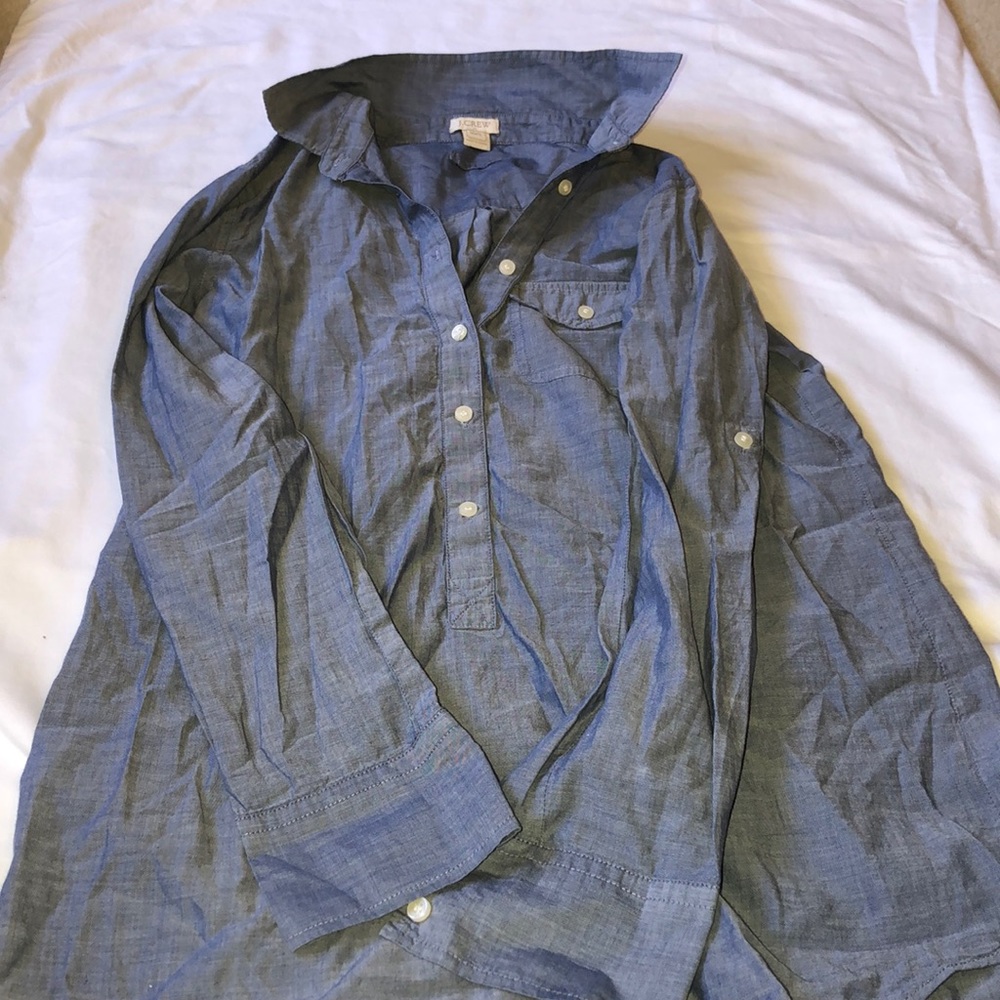 Jcrew denim coverup
